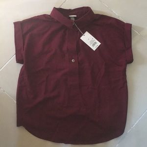Burgundy Blouse